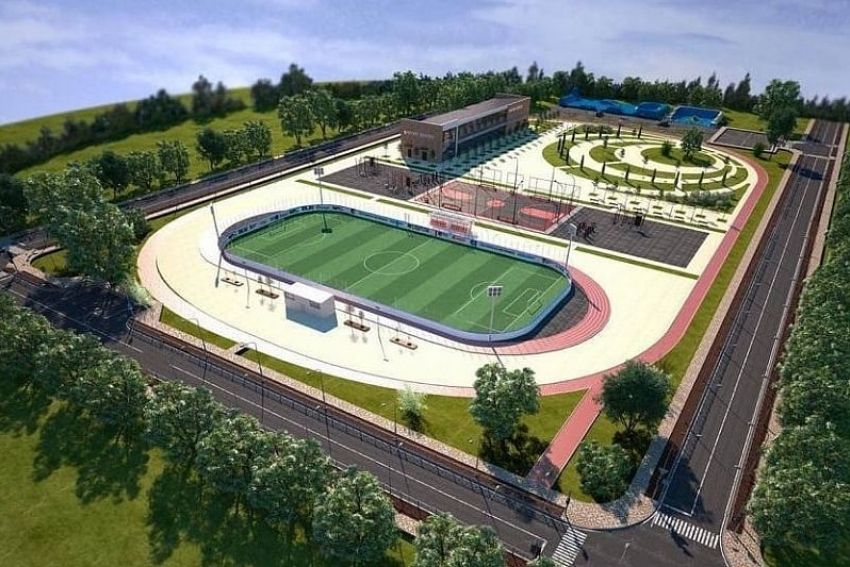 Опубликован проект стадиона, который построят под Анапой в Цибанобалке