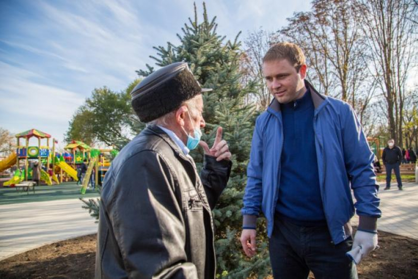 В станице Анапской после реконструкции открылся парк 70-летия Победы