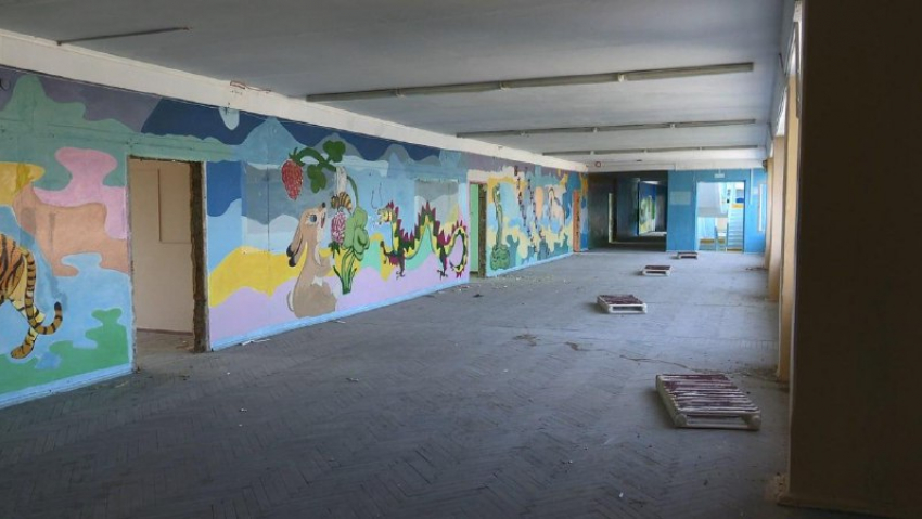 В станице Гостагаевской под Анапой проводят капитальный ремонт школы № 15 – выделено более 100 млн