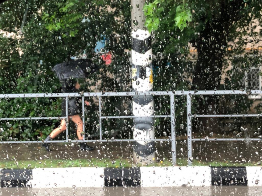 Сегодня в Анапе дождливо и холодно