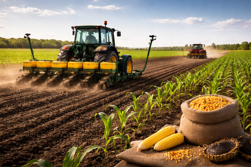 В Анапе стартовал сев пропашных культур