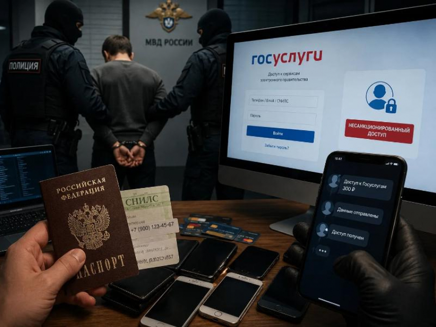  В России пресечена схема нелегального доступа к аккаунтам «Госуслуг»