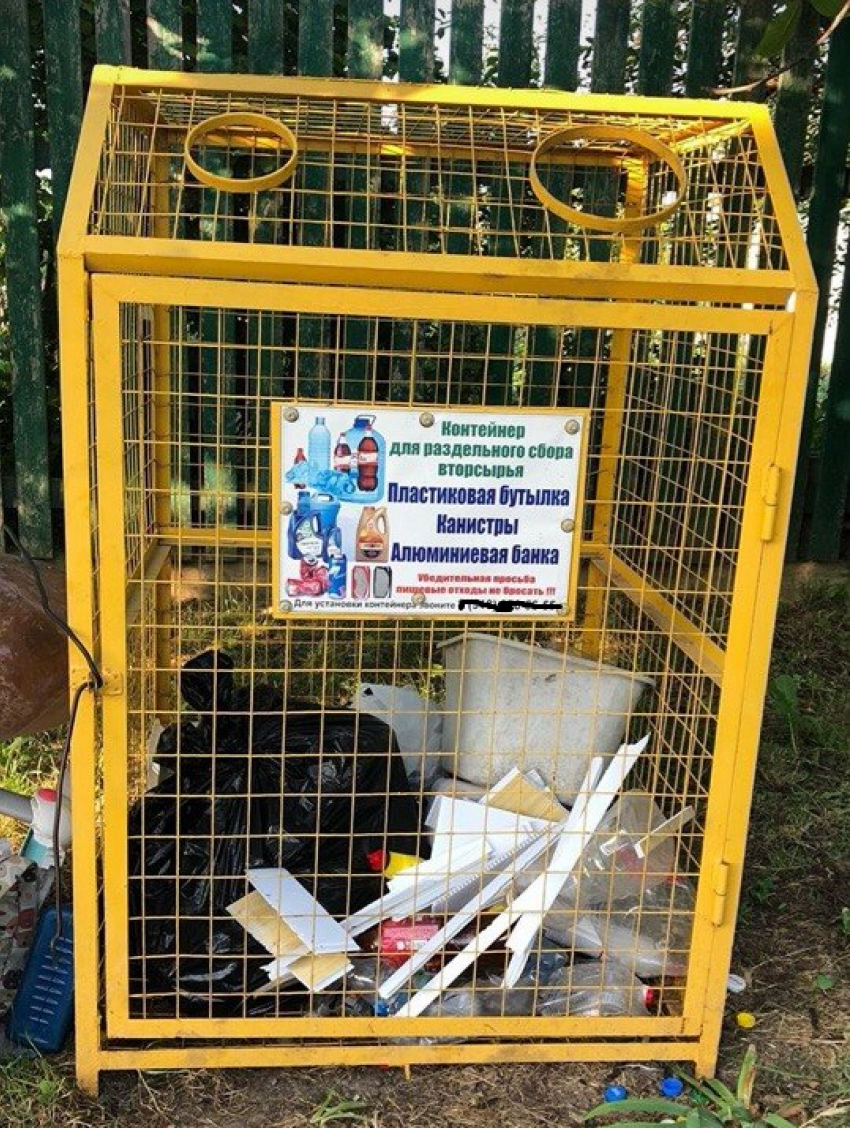 Контейнеры для раздельного сбора мусора плохо приживаются в Анапе