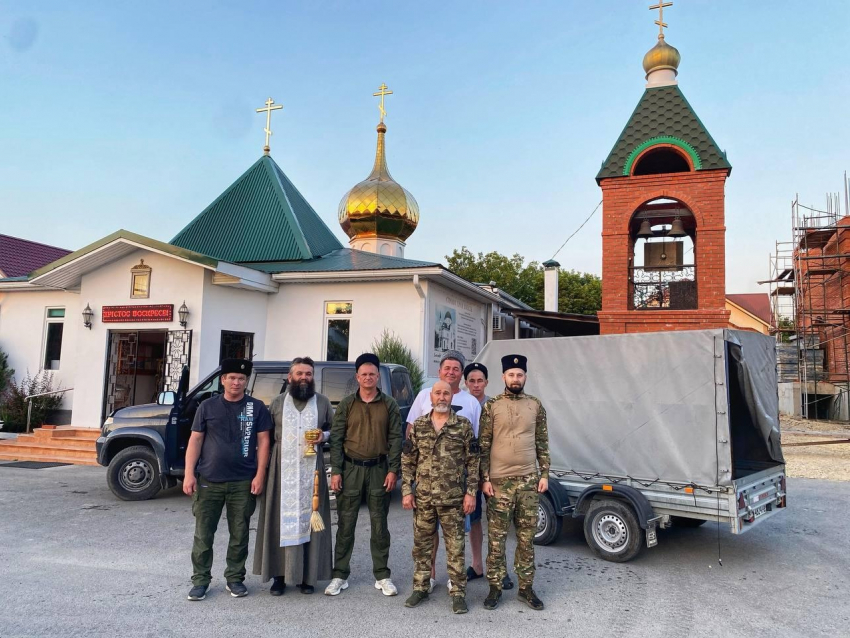 Казаки станицы Гостагаевской доставили в зону СВО пять партий гуманитарного груза