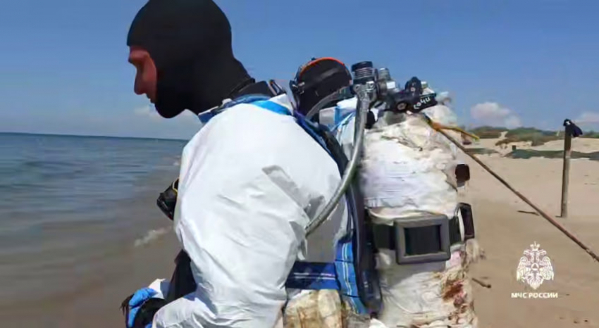 МЧС отчиталось о ликвидации мазута в Черном море