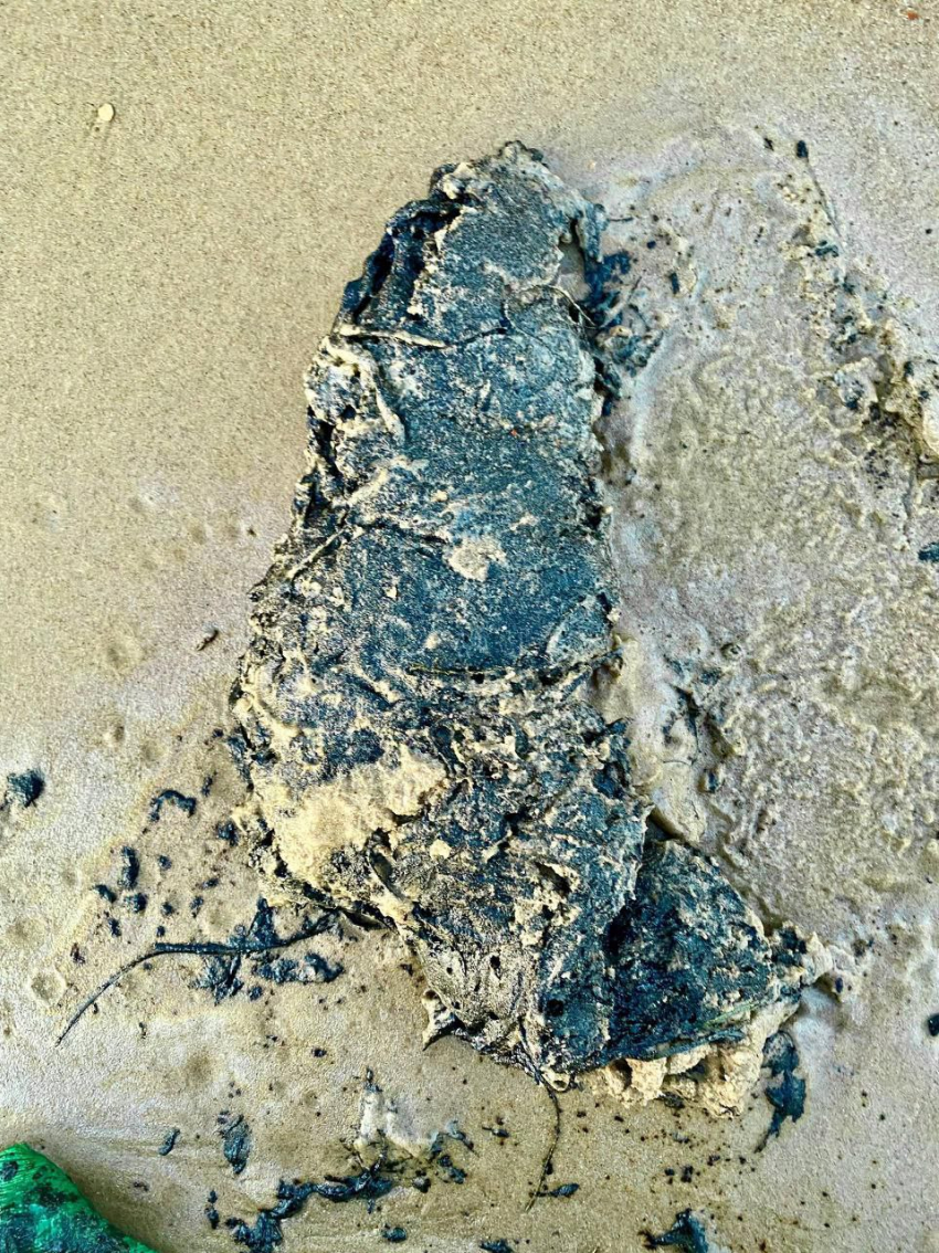 Волонтеры обнаружили новые выбросы мазута у Анапы 