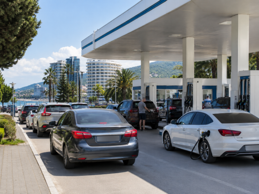 В Анапе на 21 августа работают 24 АЗС, но ограничения по топливу сохраняются