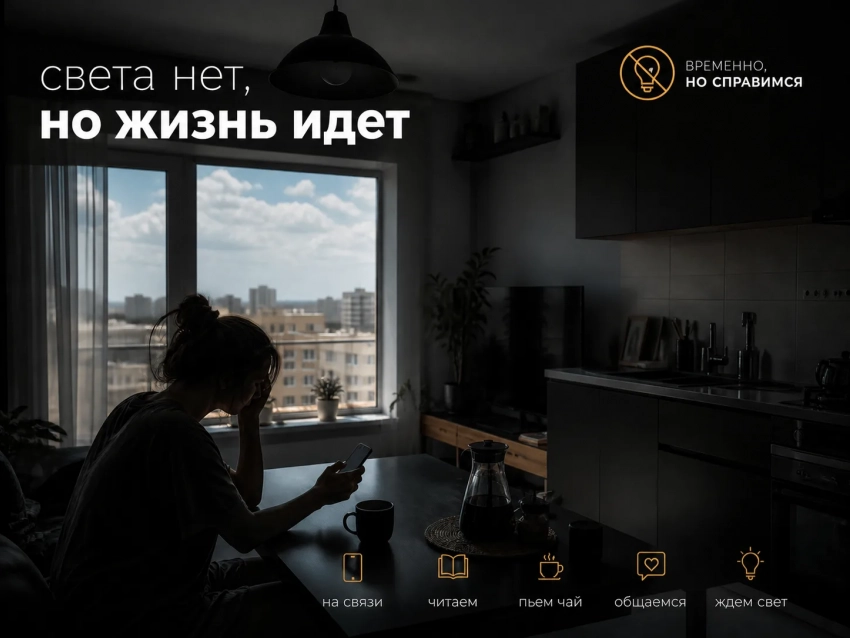 В Анапе из-за аварии без света остались десятки улиц