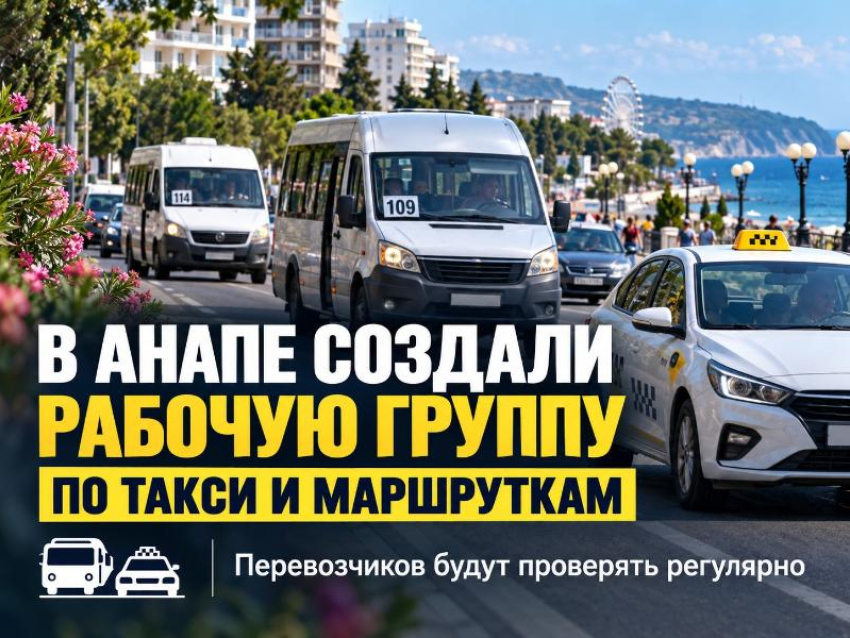 В Анапе создали рабочую группу по такси и маршруткам: перевозчиков ждут регулярные проверки