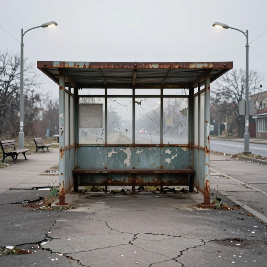 Жители Анапы пожаловались на парковку у остановки возле МФЦ