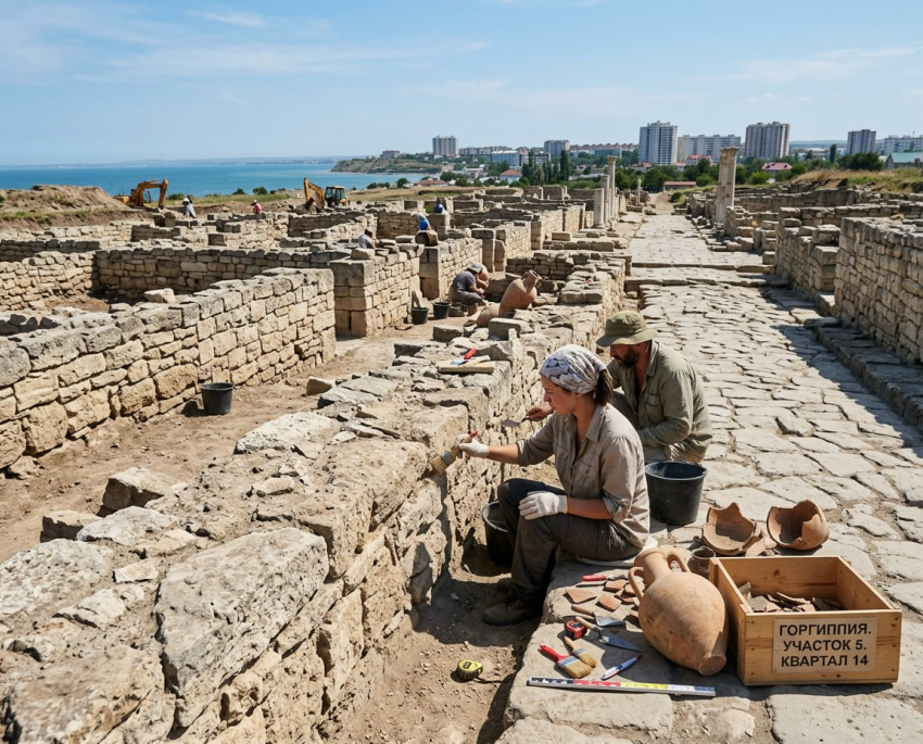 5 древних артефактов, найденных в Анапе: что нашли археологи в Горгиппии