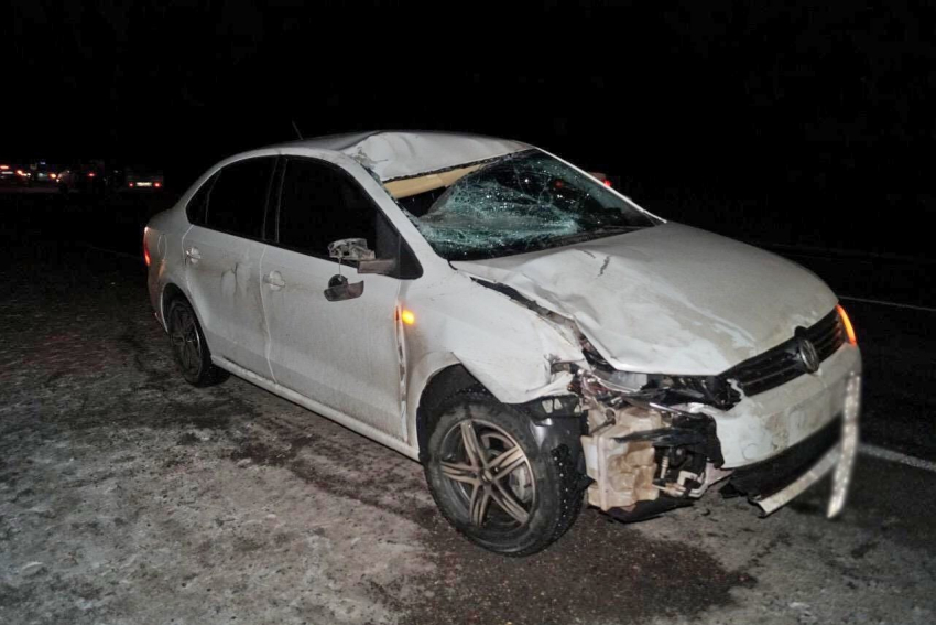 В Анапе угонщик разбил краденый автомобиль и был задержан