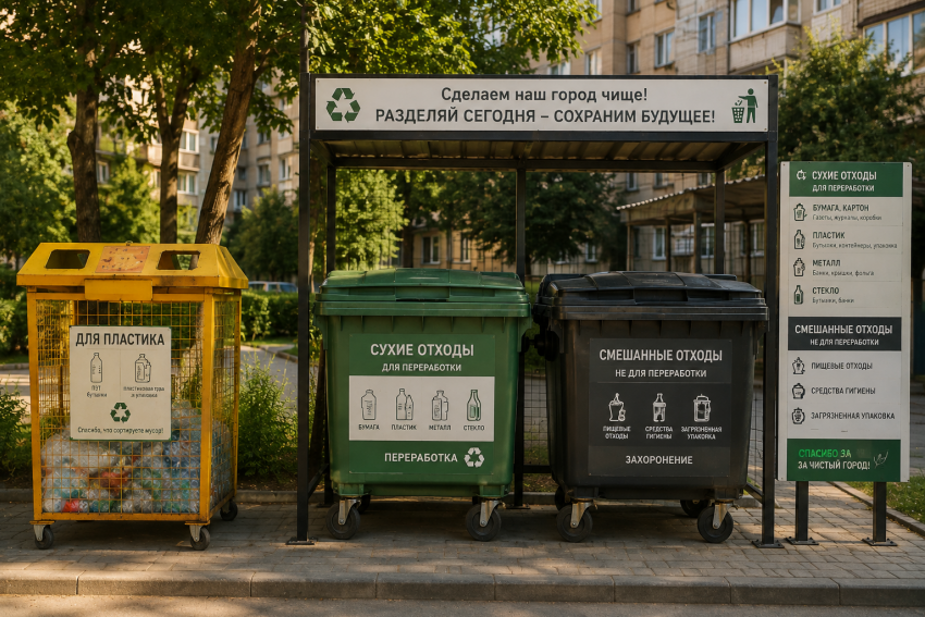 С 1 сентября анапчанам придется сортировать мусор по-новому