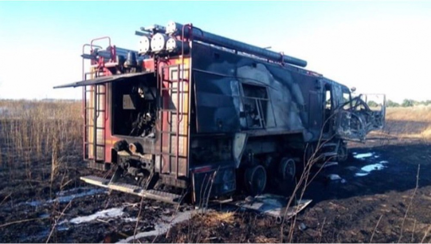 Пожар в поселке под Анапой унес с собой «жизнь» пожарной машины