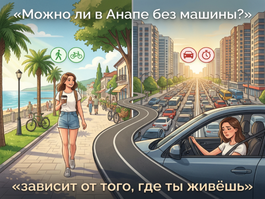 Правда или миф: в Анапе невозможно жить без машины