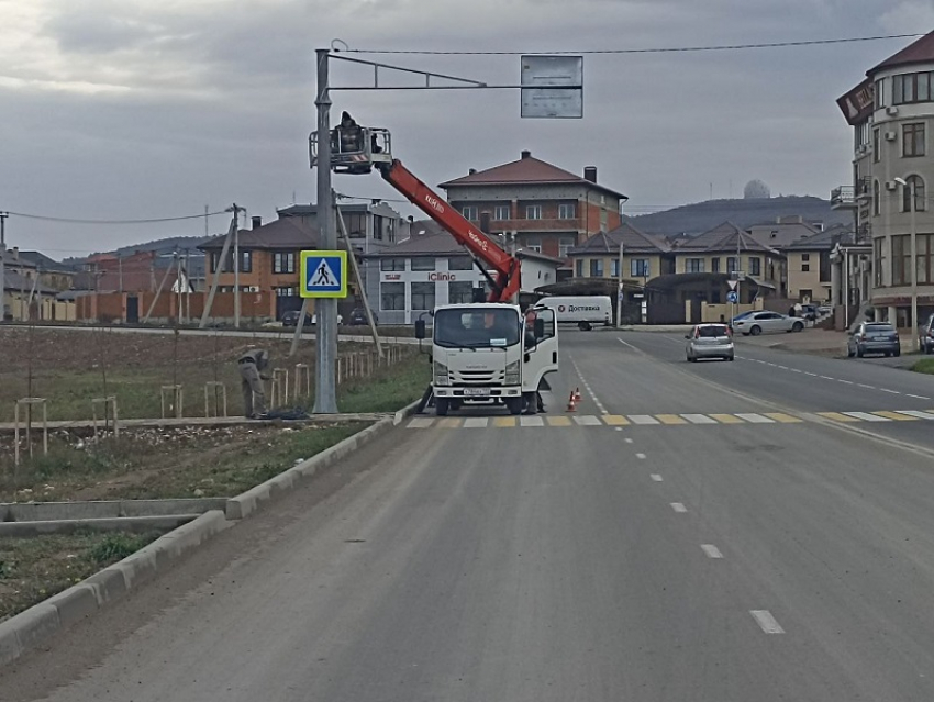 В Анапе делают освещение не улице, где накануне сбили пешеходов