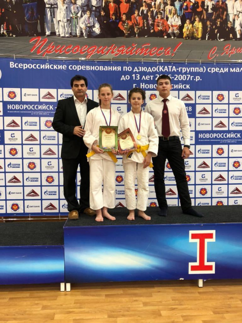 Анапская дзюдоистка впервые выступила на Всероссийских соревнованиях и заняла 1 место