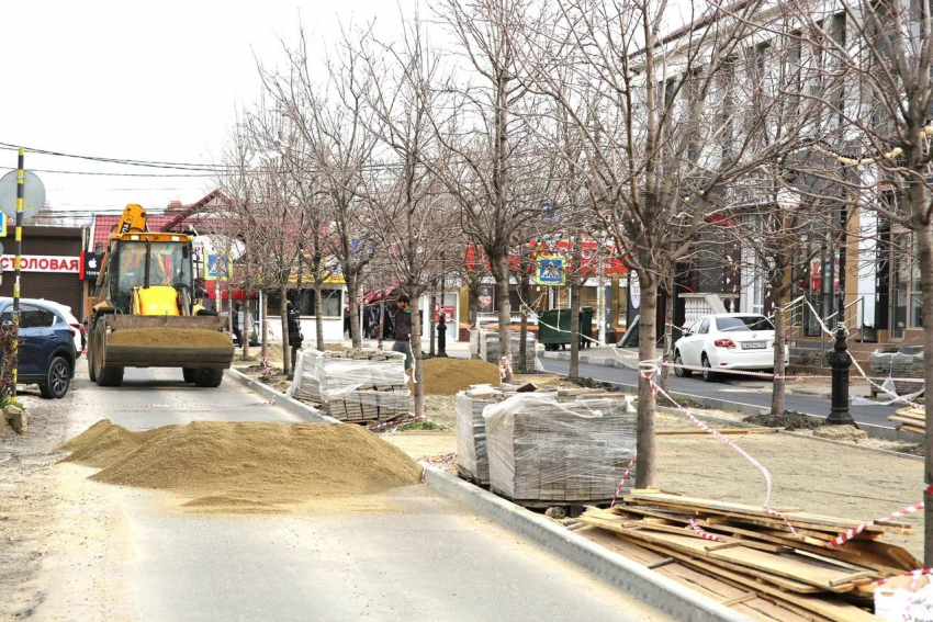 Благоустройство аллеи на Терской в Анапе планируют завершить весной