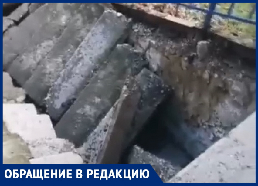 Недалеко от Анапы, в одном из домов рухнула лестница: никто не пострадал, но могут