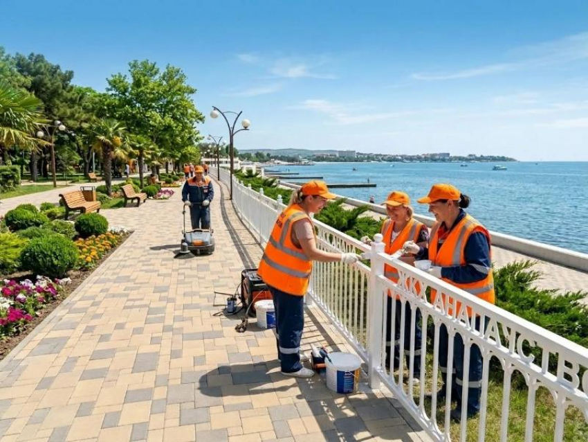 Анапа активно готовится к предстоящему курортному сезону
