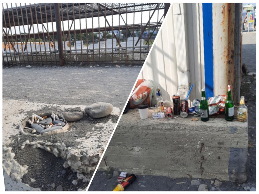 «Невозможно молчать»: пляж в Сукко утопает в мусоре