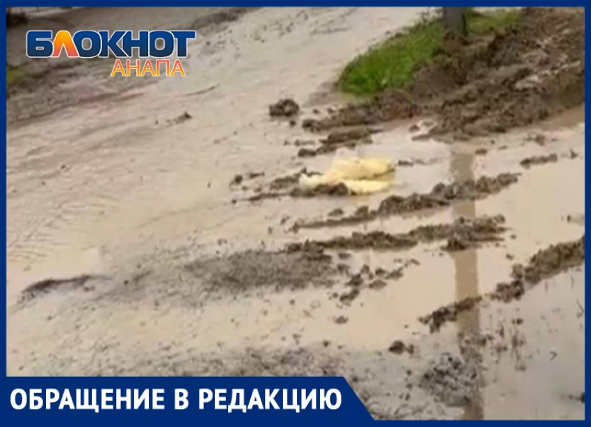 «Дорогу смыло»: из-за ремонта улицы Станичной под водой оказался близлежащий переулок