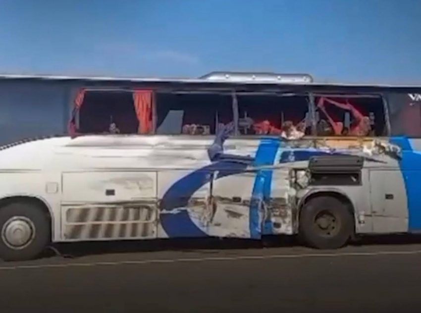 Автобус следовавший из Тулы в Анапу попал в смертельное ДТП 