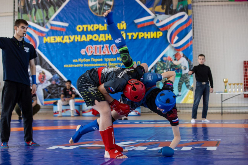 В Анапе проходит XXII турнир по казачьему рукопашному бою «Спас"