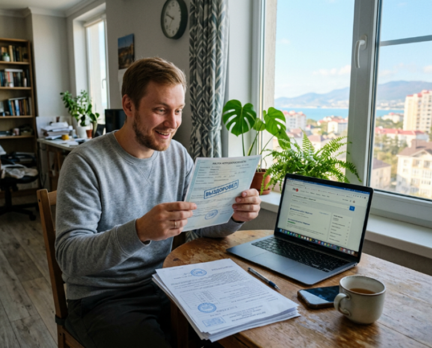 Выплаты за больничный после увольнения: жители Анапы могут получить деньги даже без работы