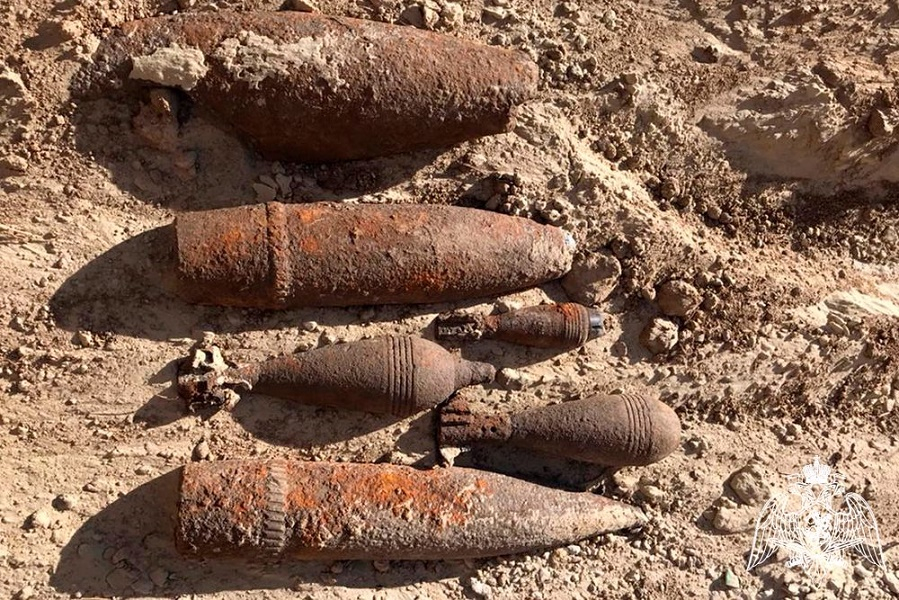 В Анапе обнаружили артснаряд и мину времен войны – в других районах Кубани еще с десяток боеприпасов